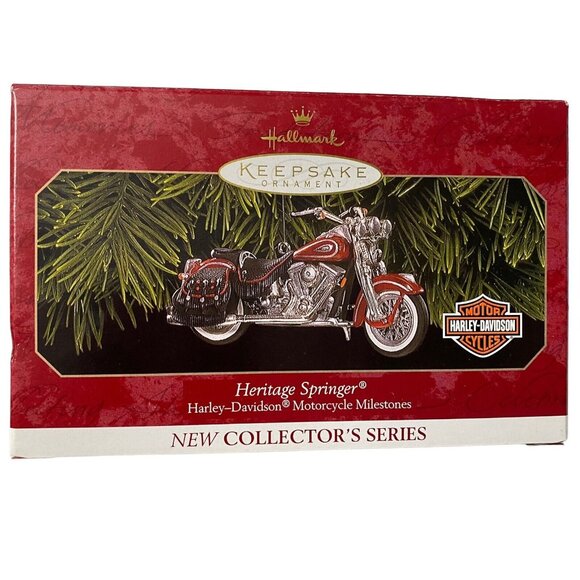 Hallmark Other - New Heritage Springer Harley-Davidson Motorcycle Hallmark Keepsake Ornament 1999